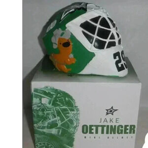 Dallas Stars NHL Hockey Jake Oettinger Goalie Mini Helmet Mask
